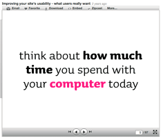 Example of good use of chromostereopsis, by Leisa Reichelt